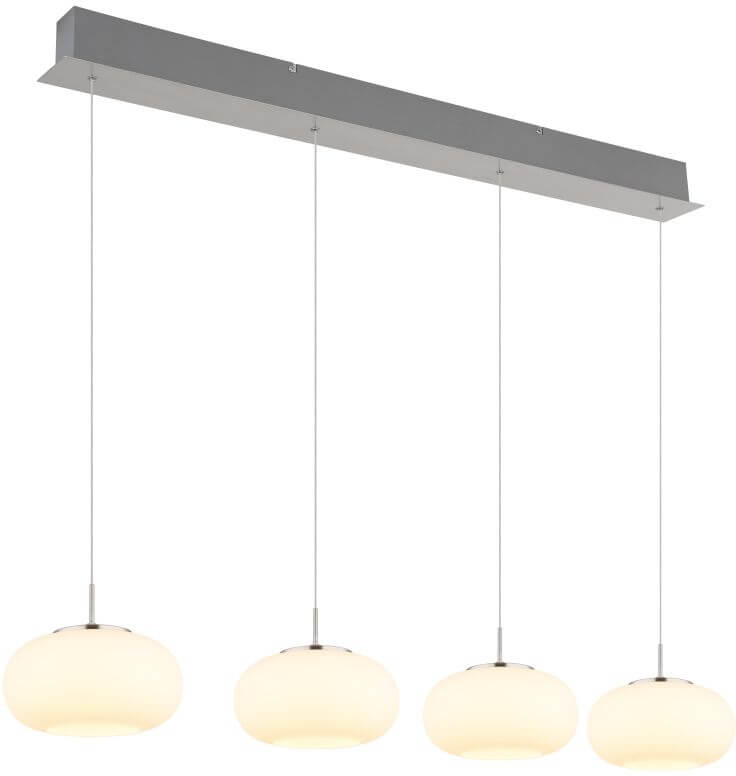 Globo Lighting závesné svietidlo 4x24 W niklová 15744-4HN