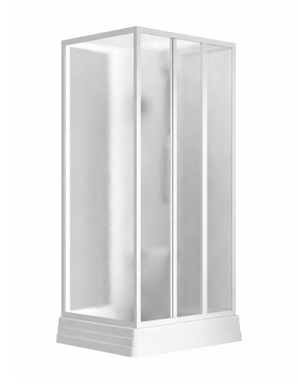Ravak Supernova sprchový kút so sprchovou vaničkou 80x80 cm obdĺžniková biela lesklé/ 83644112ZG