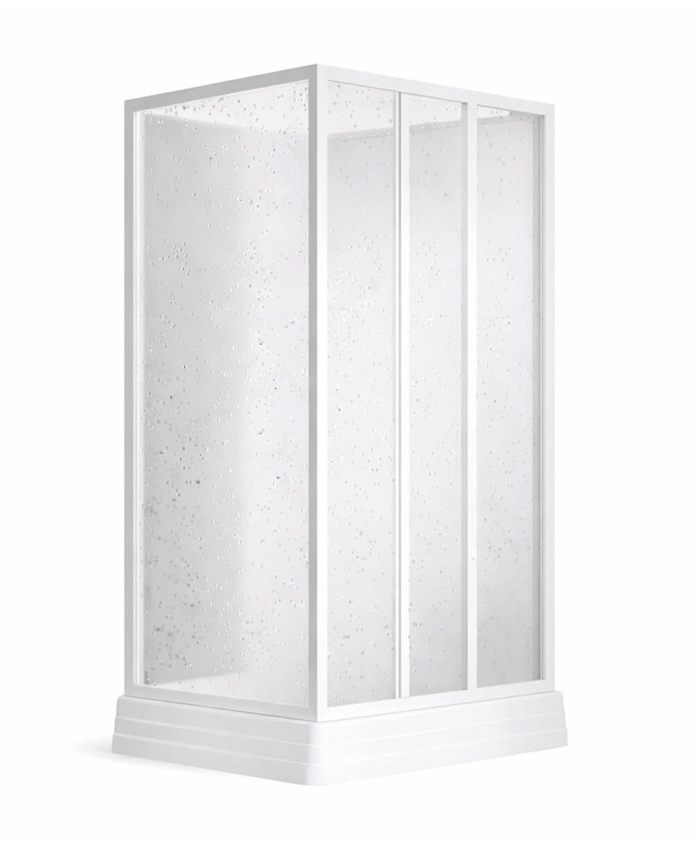 Ravak Supernova sprchový kút so sprchovou vaničkou 80x80 cm obdĺžniková biela lesklé/materiál polystyrén 8364411211