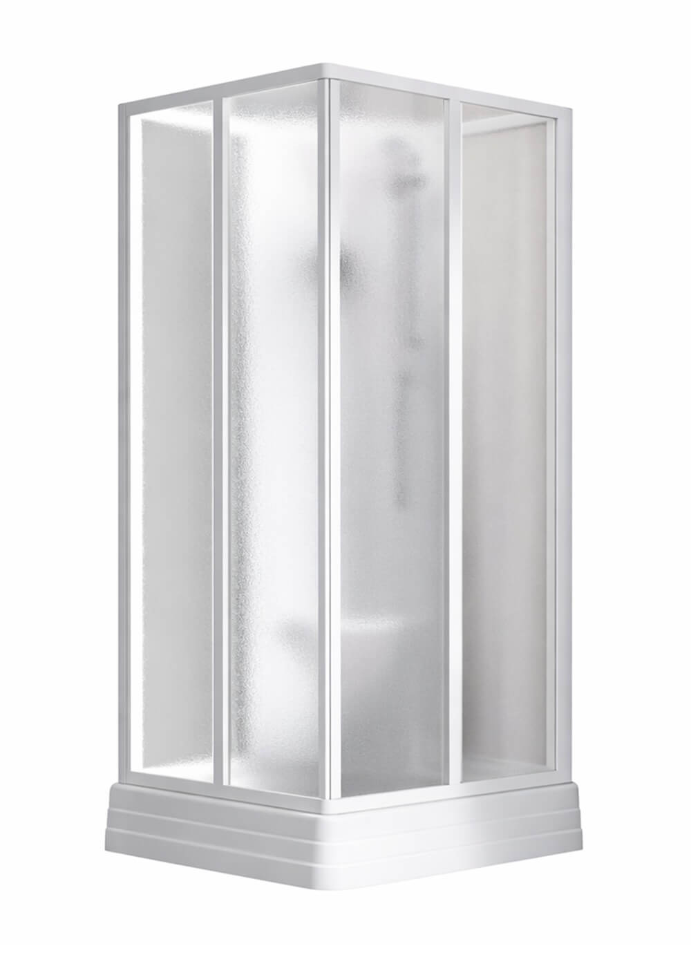 Ravak Supernova sprchový kút so sprchovou vaničkou 90x90 cm obdĺžniková biela lesklé/ 82677112ZG