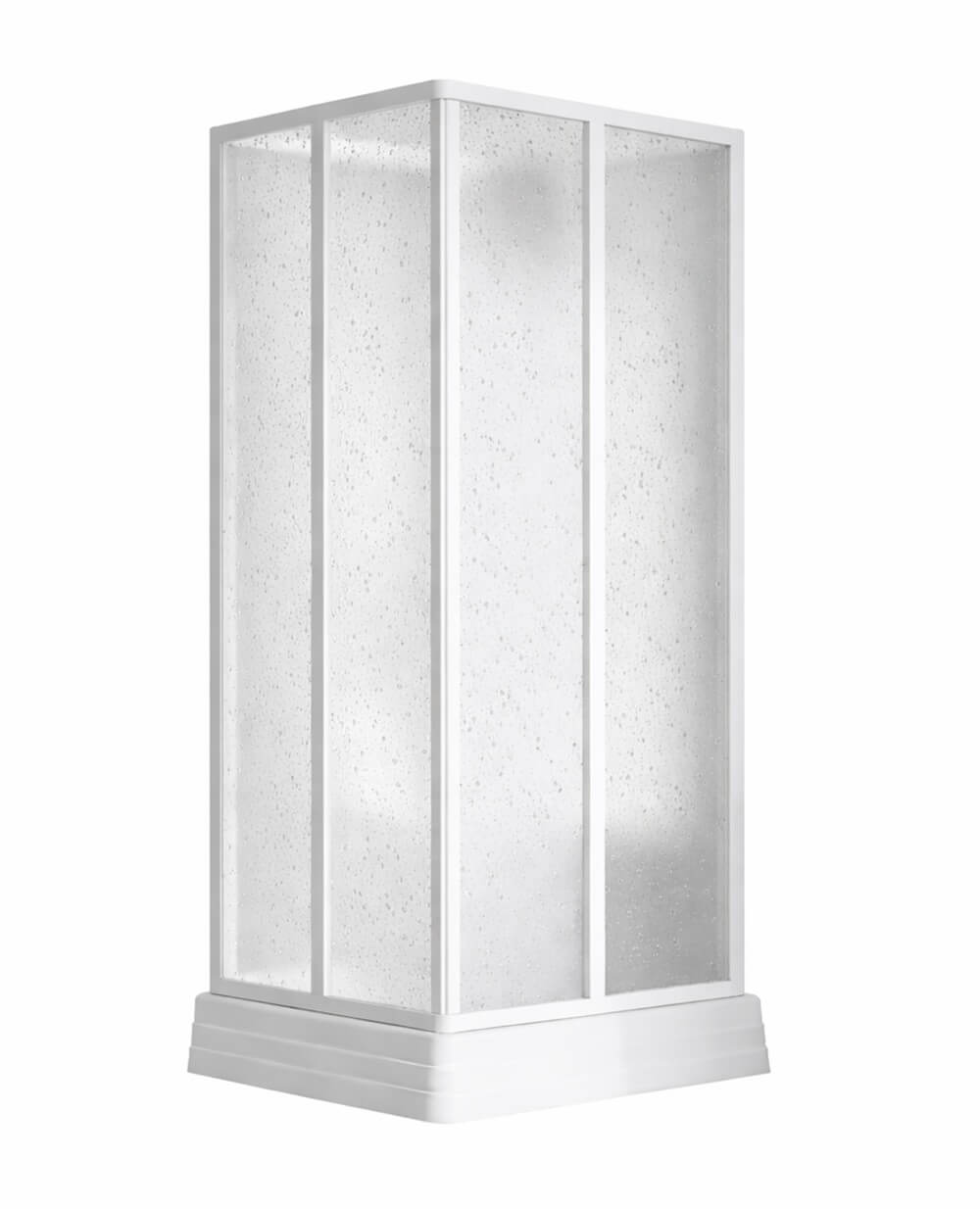 Ravak Supernova sprchový kút so sprchovou vaničkou 90x90 cm obdĺžniková biela lesklé/materiál polystyrén 8267711211