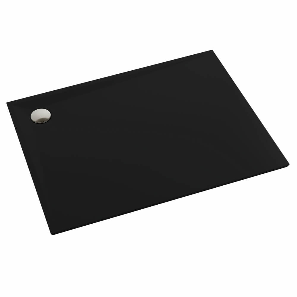 Schedline Libra Black Mat obdĺžniková sprchová vanička 120x90 cm čierna 3SP.L1P-90120/C/MG