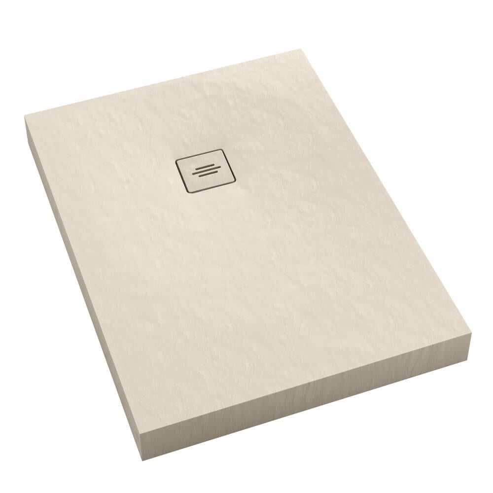 Schedline NonLimits Cashmere Stone obdĺžniková sprchová vanička 160x90 cm béžová 3ST.N1P-90160/PK/ST-M1/PK/ST