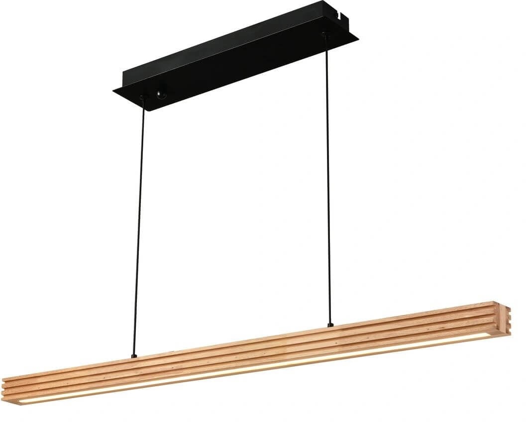 Altavola Design Hotaka závesné svietidlo 1x25 W čierna-drevená LA089/PR_120_3k_wood