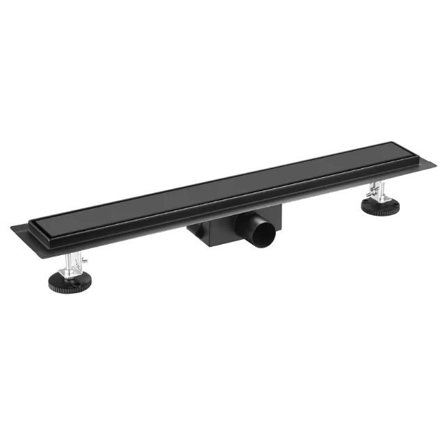 Balneo Duplex Next Black lineárny odtok 90 cm čierna BLK90N