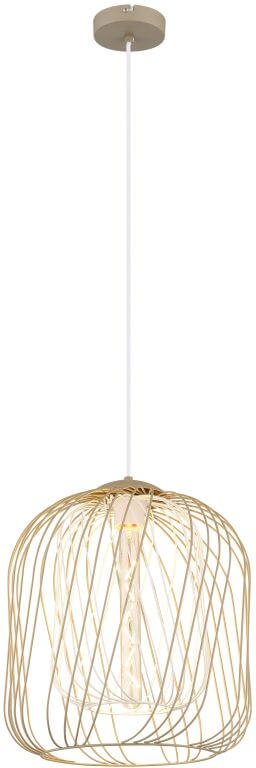 Globo Lighting Dichti závesné svietidlo 1x40 W béžová 15965H1