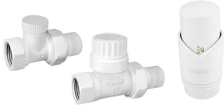 Ferro termostatická súprava biela ZTM30WH