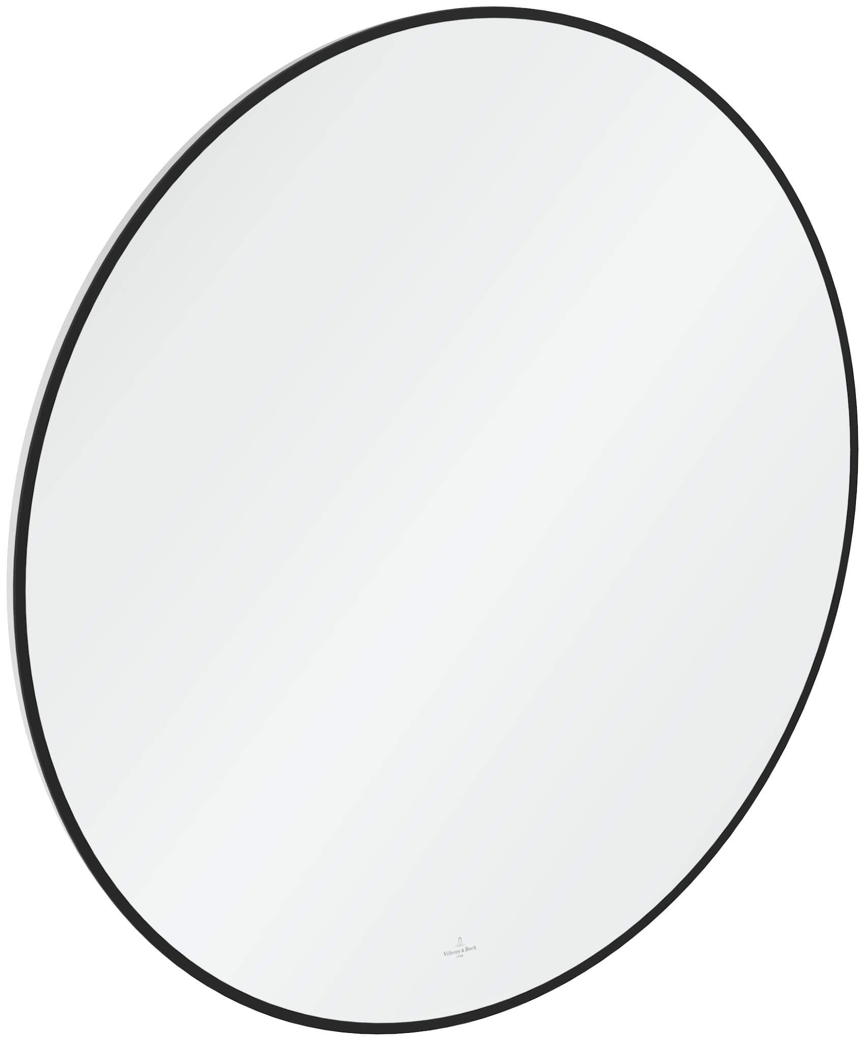 Villeroy & Boch zrkadlo 90x90 cm okrúhly s osvetlením čierna A4899000