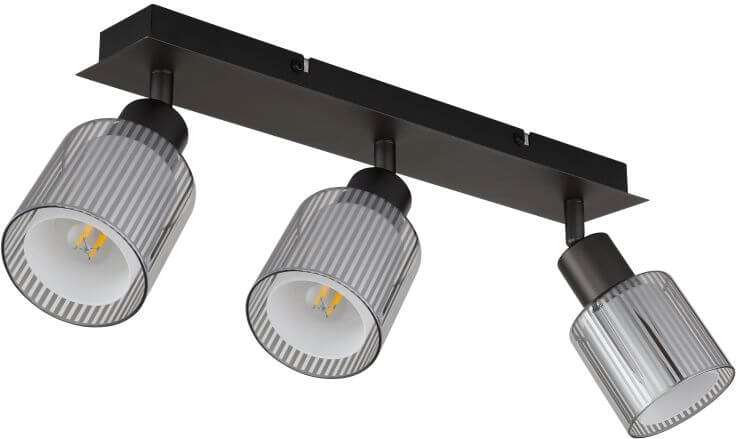 Globo Lighting Villegas stropné svietidlo 3x25 W čierna 54456-3