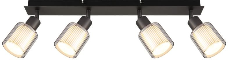 Globo Lighting Villegas stropné svietidlo 4x25 W čierna 54456-4