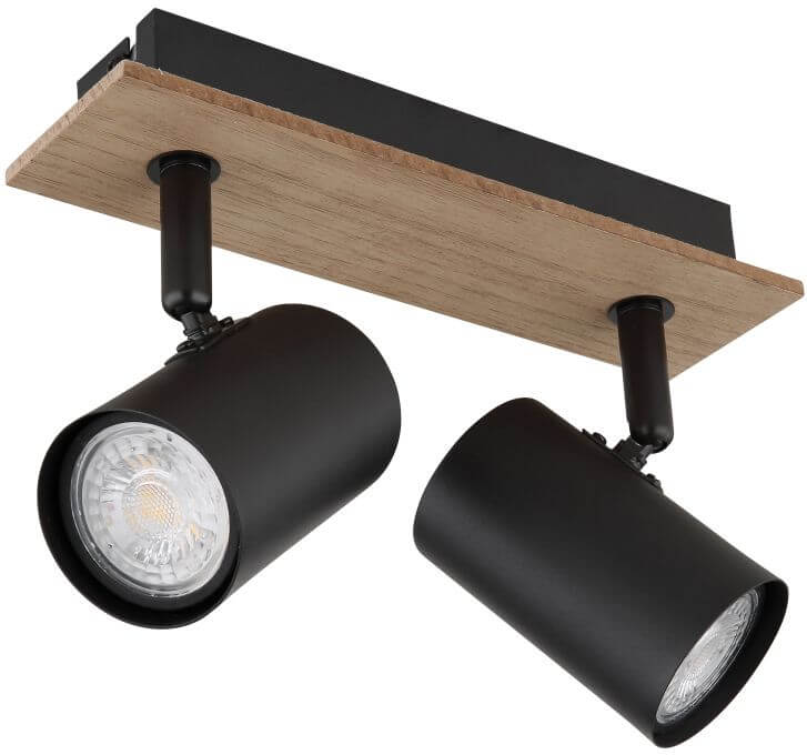 Globo Lighting Linca stropné svietidlo 2x25 W čierna 57905-2