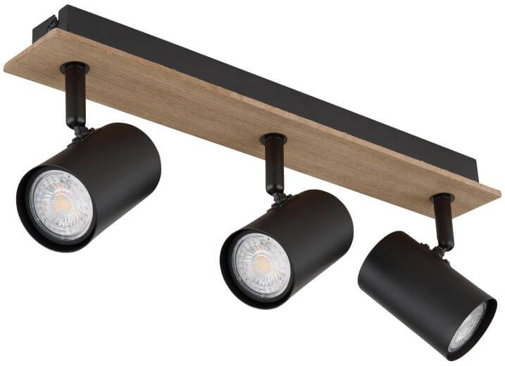 Globo Lighting Linca stropné svietidlo 3x25 W čierna 57905-3