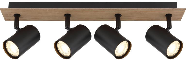 Globo Lighting Linca stropné svietidlo 4x25 W čierna 57905-4