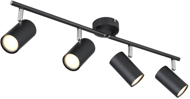 Globo Lighting Allvi stropné svietidlo 4x25 W čierna 57914-4