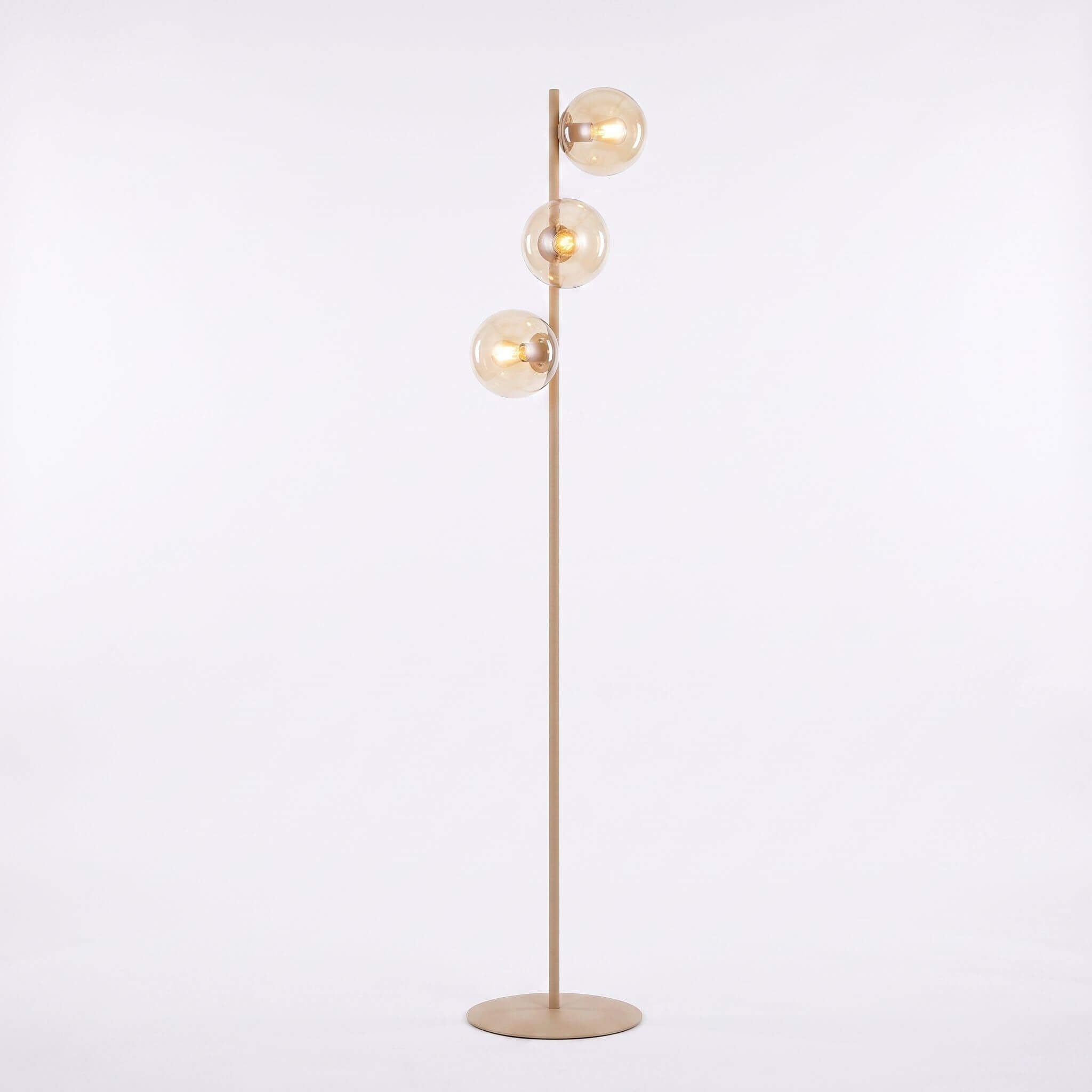 Emibig Magnus stojaca lampa 3x10 W béžová 1641/LP3