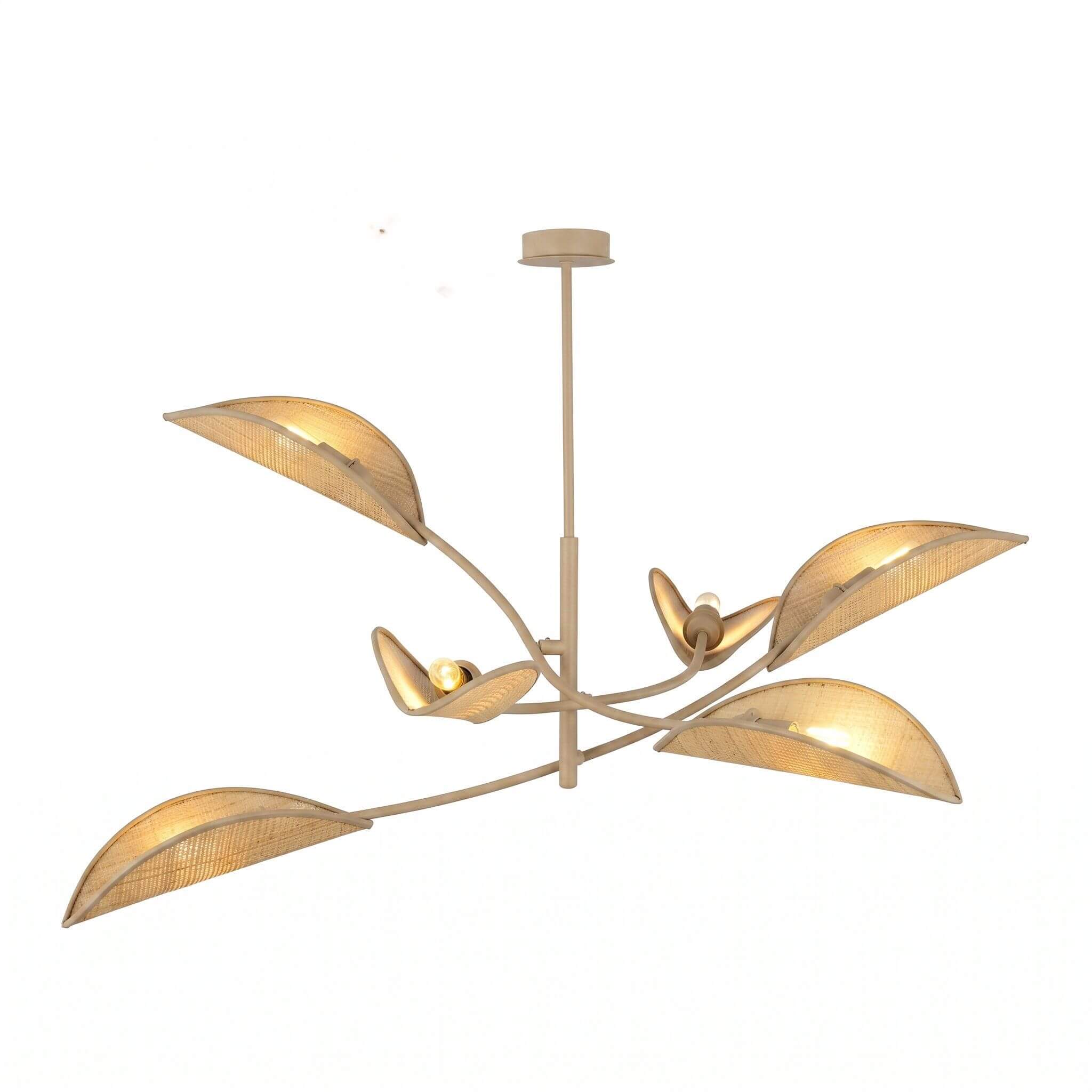 Emibig Lotus stropné svietidlo x10 W béžová 1792/6