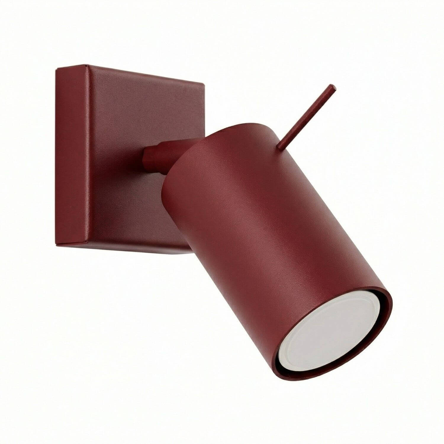 Sollux Lighting Ring nástenná lampa 1x10 W bordová SL.2159