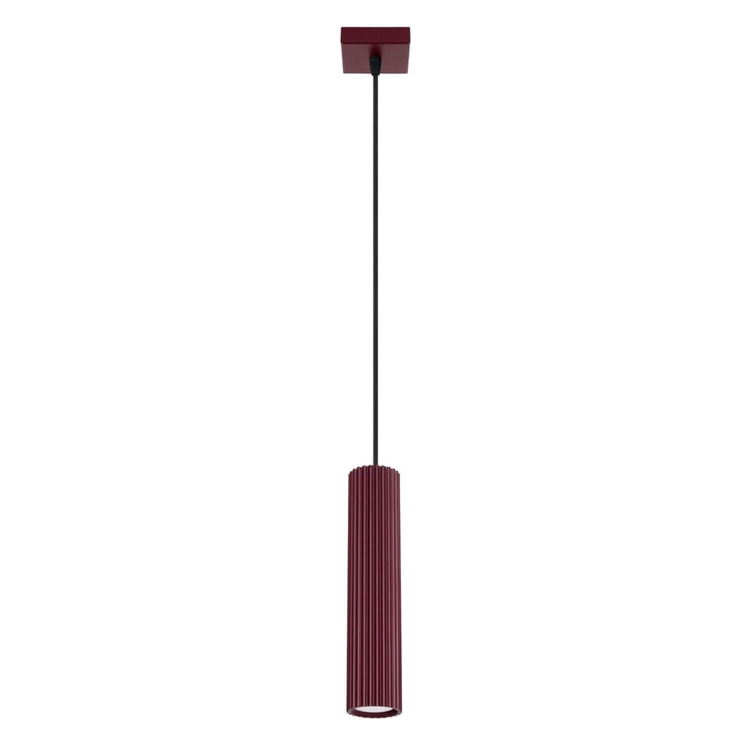 Sollux Lighting Karbon závesné svietidlo 1x10 W bordová SL.1918