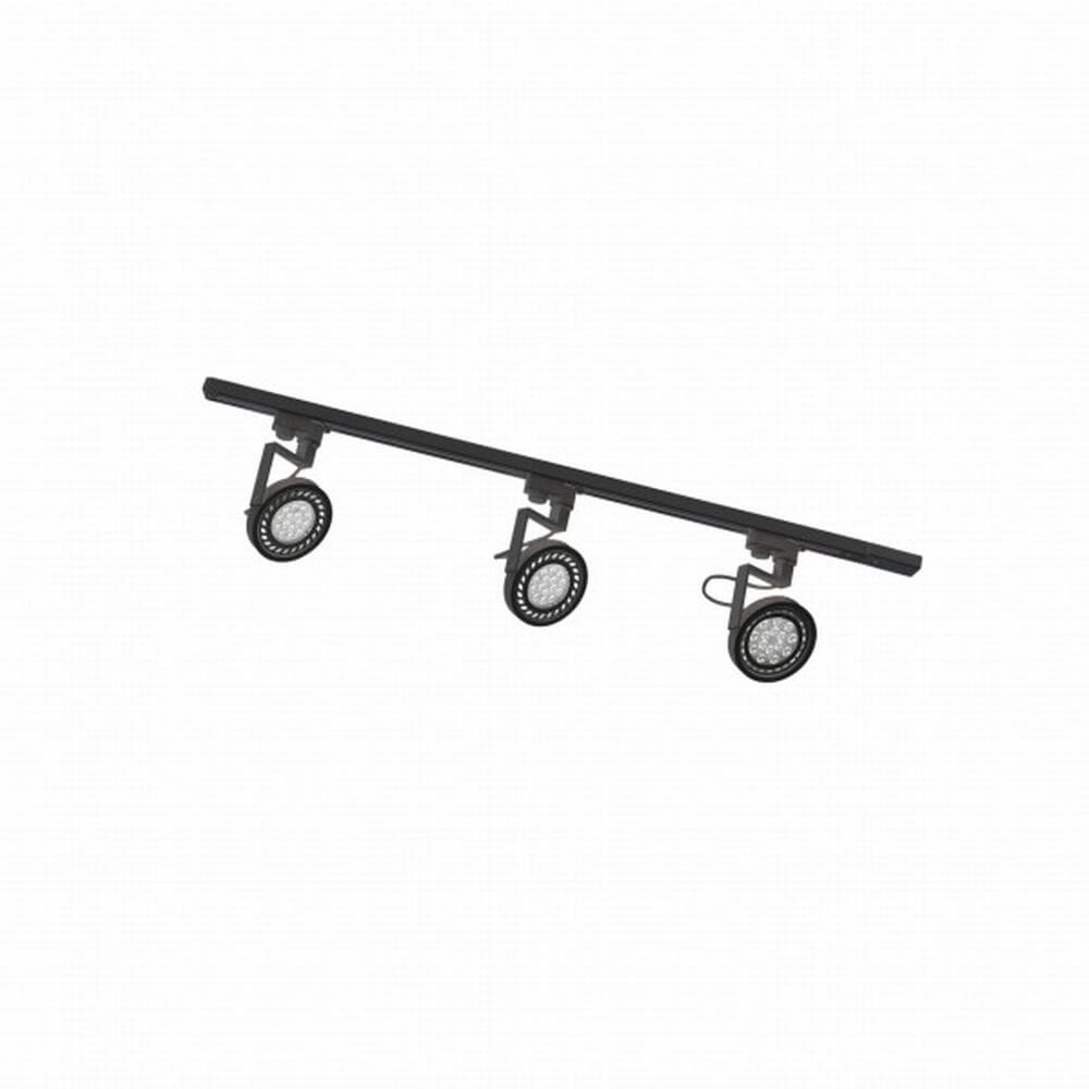 Zuma Line Black súprava koľajničiek s reflektormi 3x15 W čierna 3560