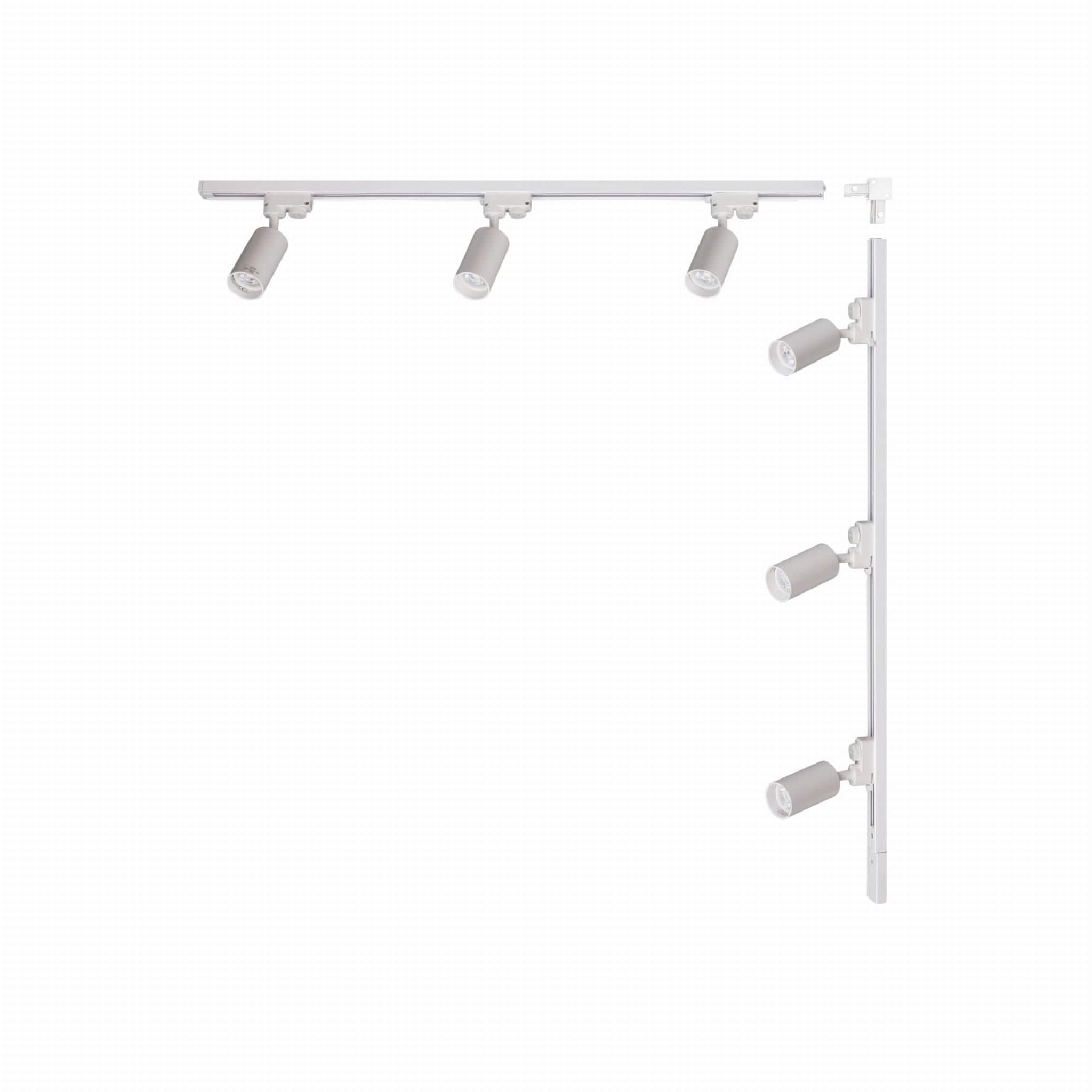 Zuma Line White súprava koľajničiek s reflektormi 6x35 W biela 3565