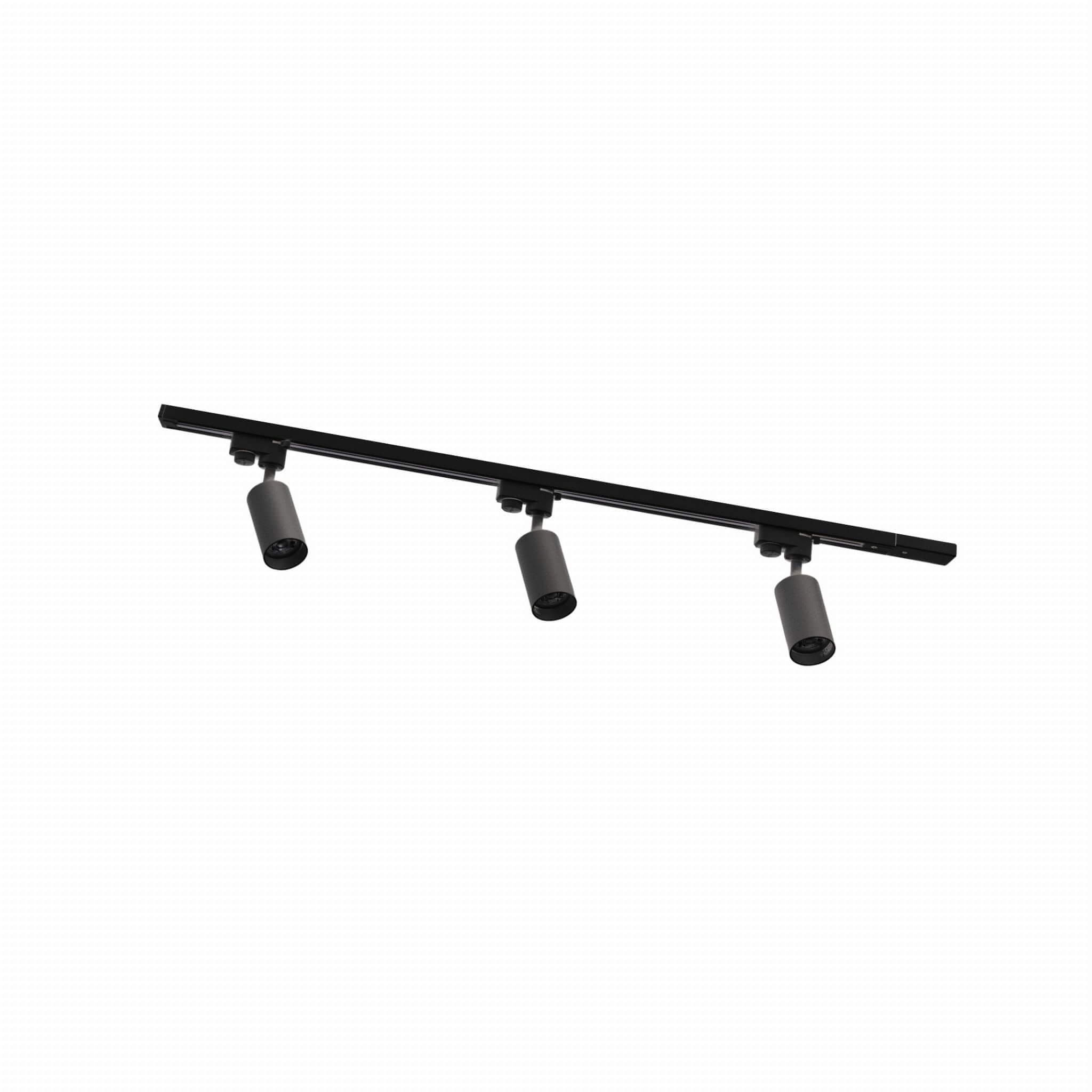 Zuma Line Black súprava koľajničiek s reflektormi 3x35 W čierna 3551