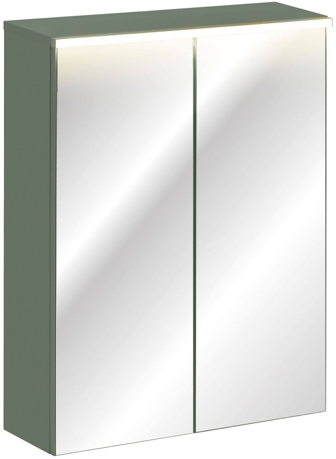 Comad Sombra Green skrinka 60x19x78 cm so zrkadlom zelená GREEN UN 84-60-2D