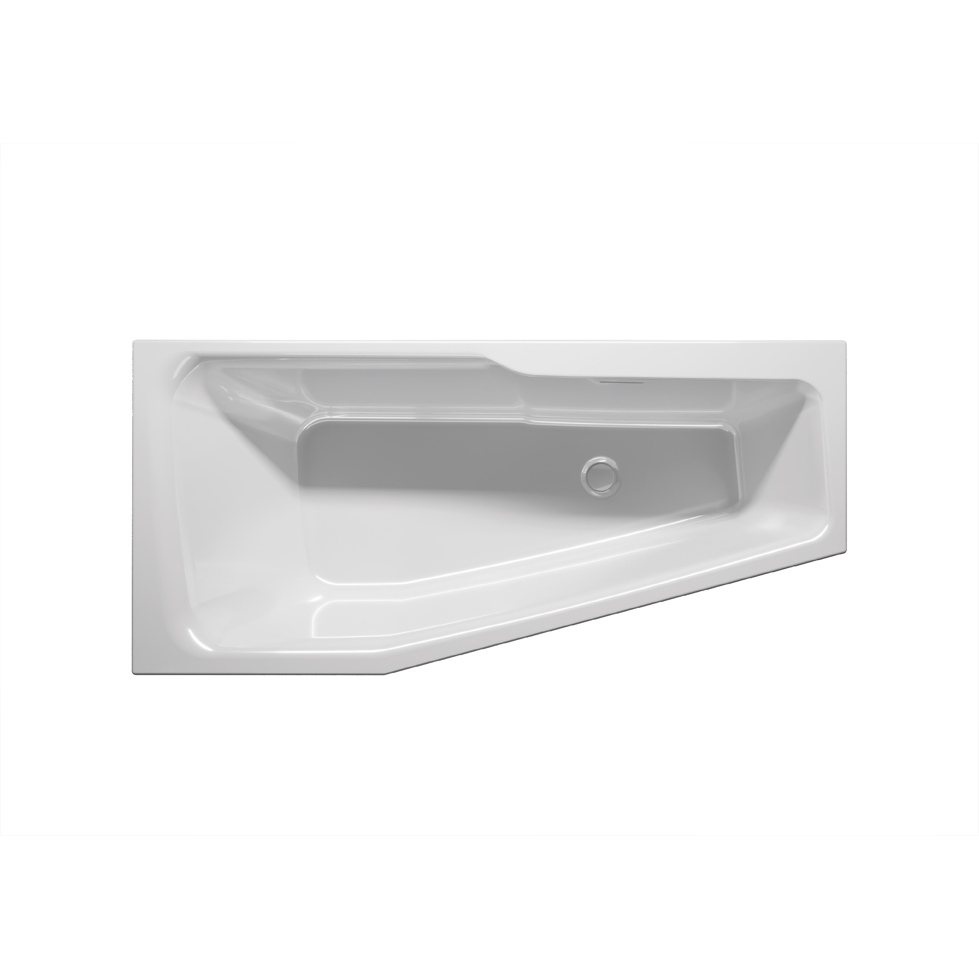 Riho Rethink Space Plug&Play vaňa so zástenou 160x75 cm pravostranné biela B111009005