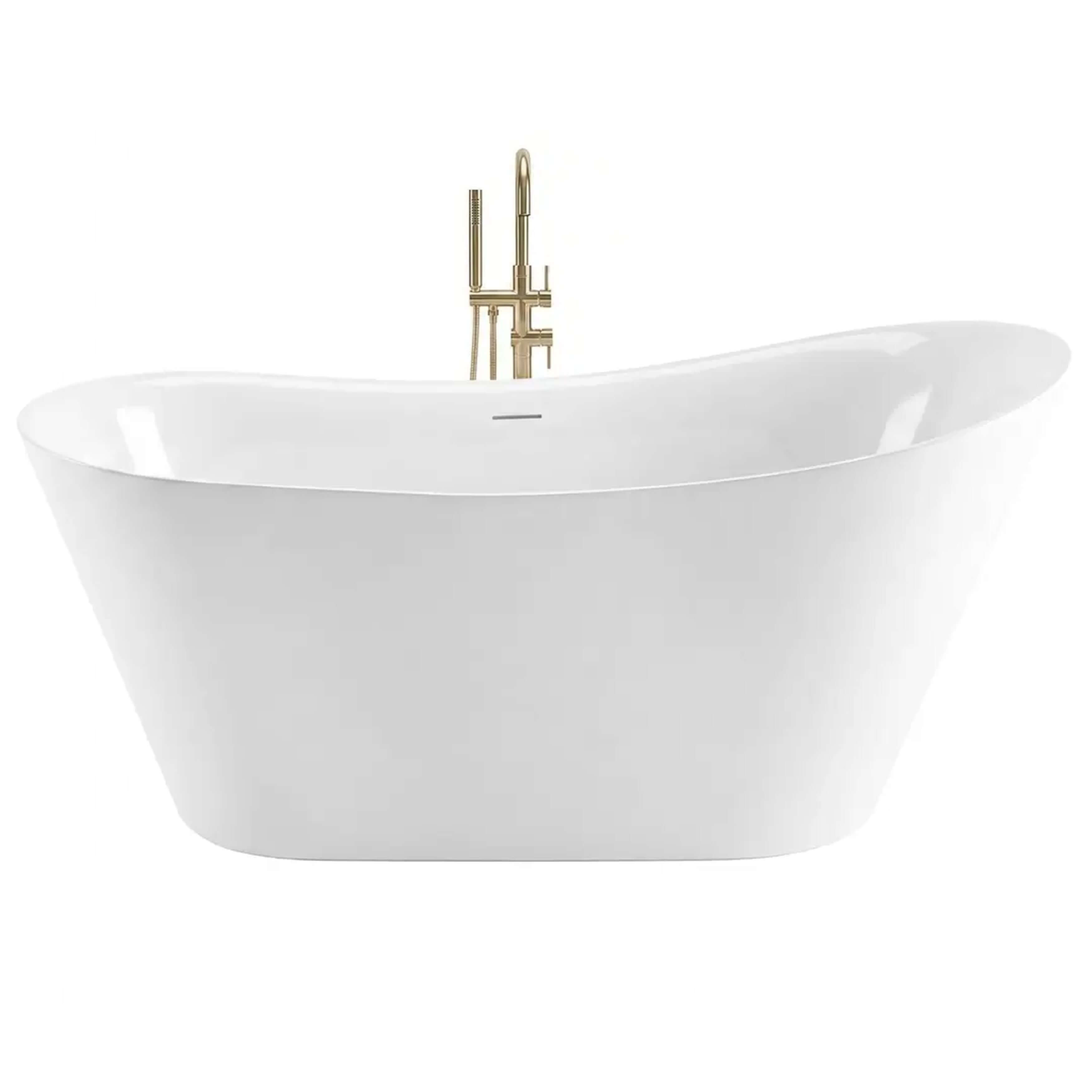 Rea Lusso voľne stojaca vaňa 170.5x74 cm oválne biela REA-W0504