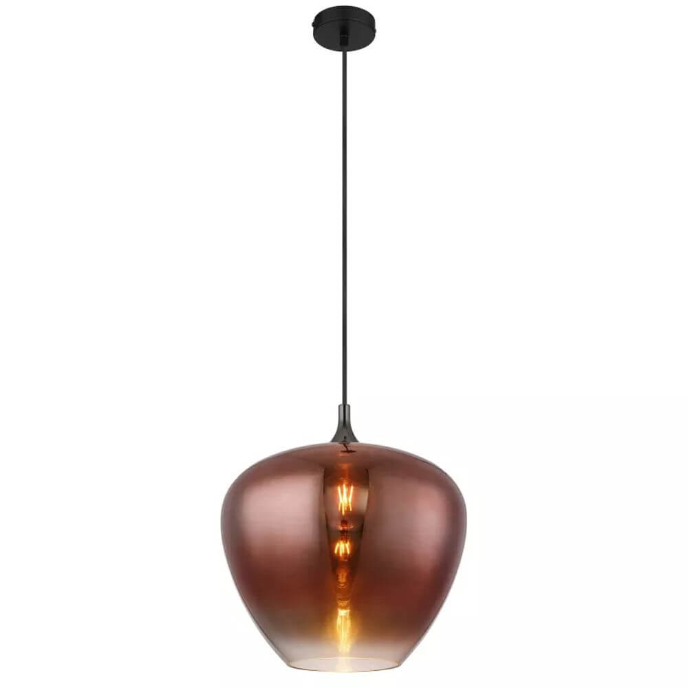 Globo Lighting Maxy závesné svietidlo 1x60 W čierna 15548H2G