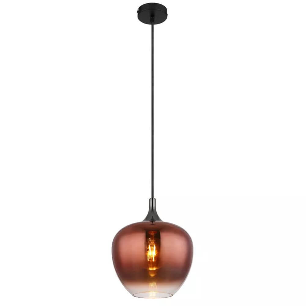 Globo Lighting Maxy závesné svietidlo 1x60 W čierna 15548HG