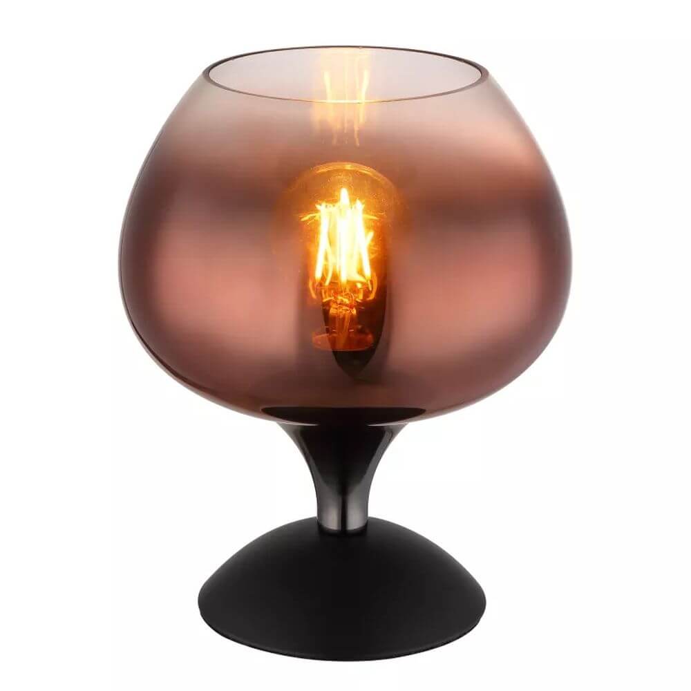 Globo Lighting Maxy stolová lampa 1x40 W čierna 15548T2G