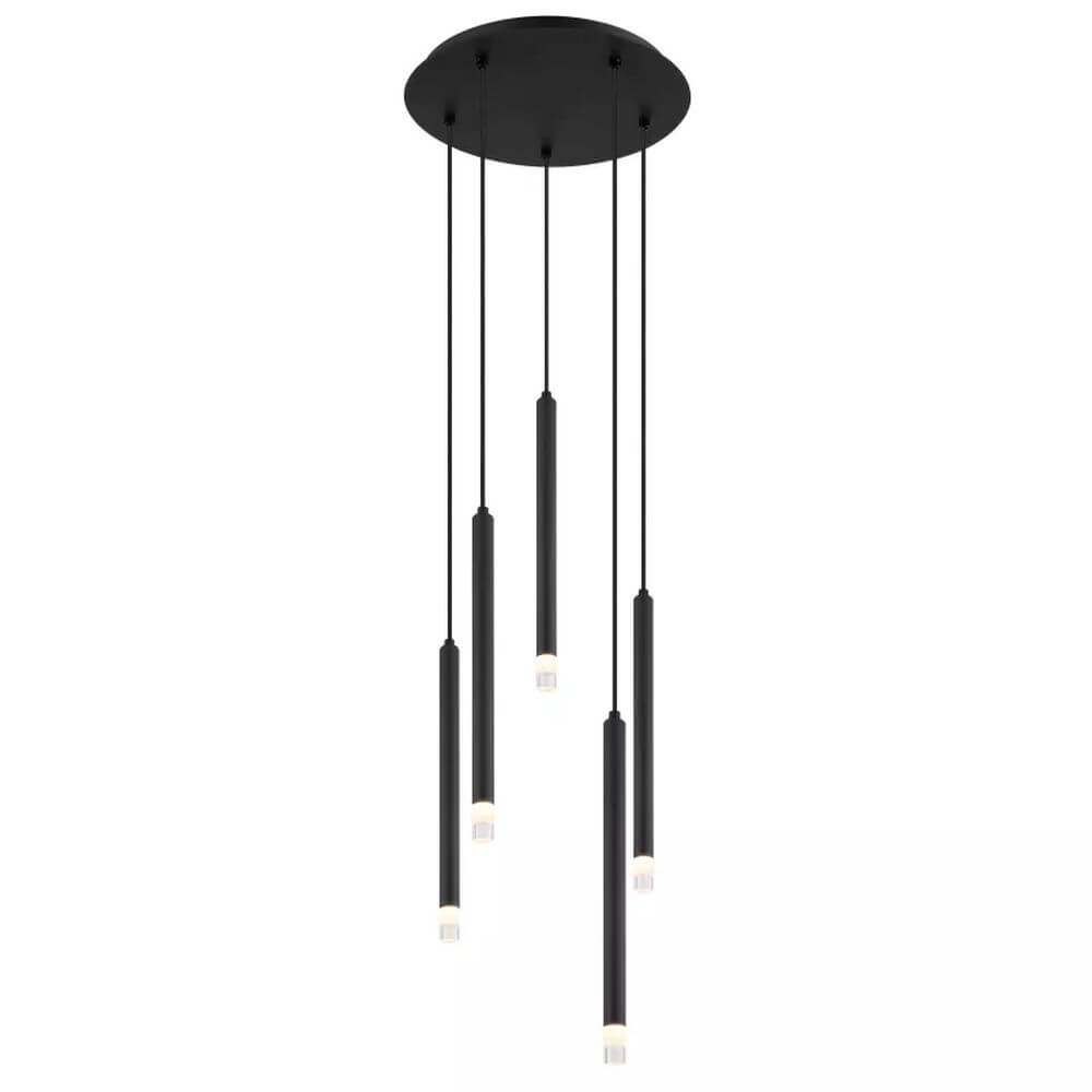 Globo Lighting Blake závesné svietidlo 5x4 W čierna 15629-5