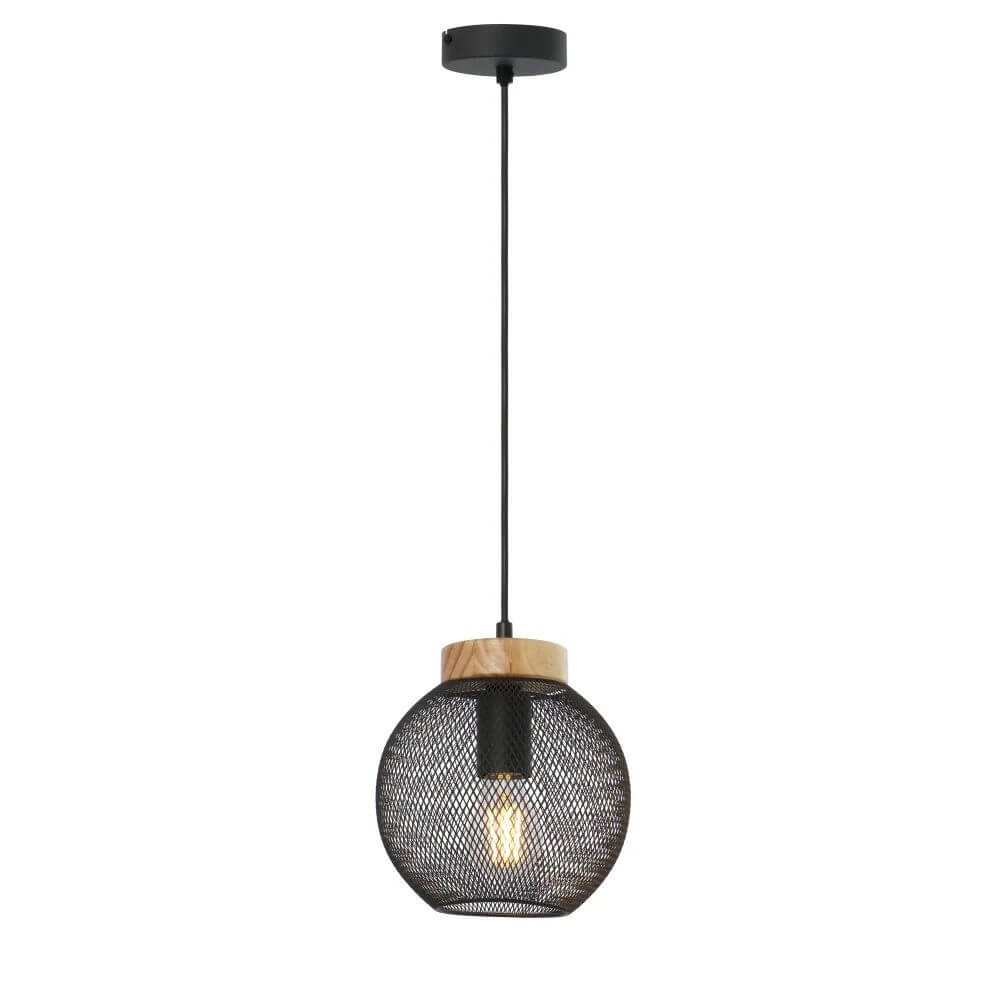 Globo Lighting Pablo závesné svietidlo 1x60 W čierna 15663H