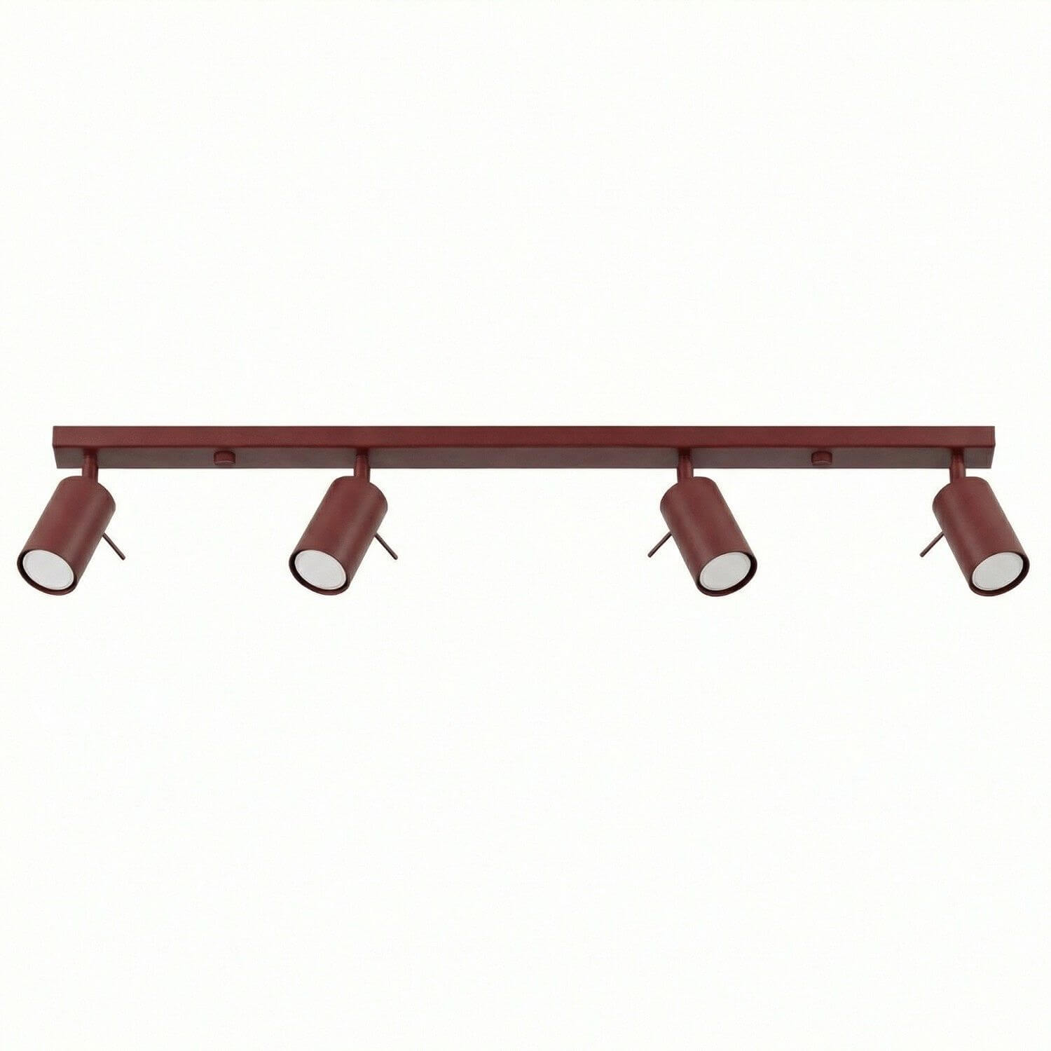 Sollux Lighting Ring stropné svietidlo 4x10 W bordová SL.2163