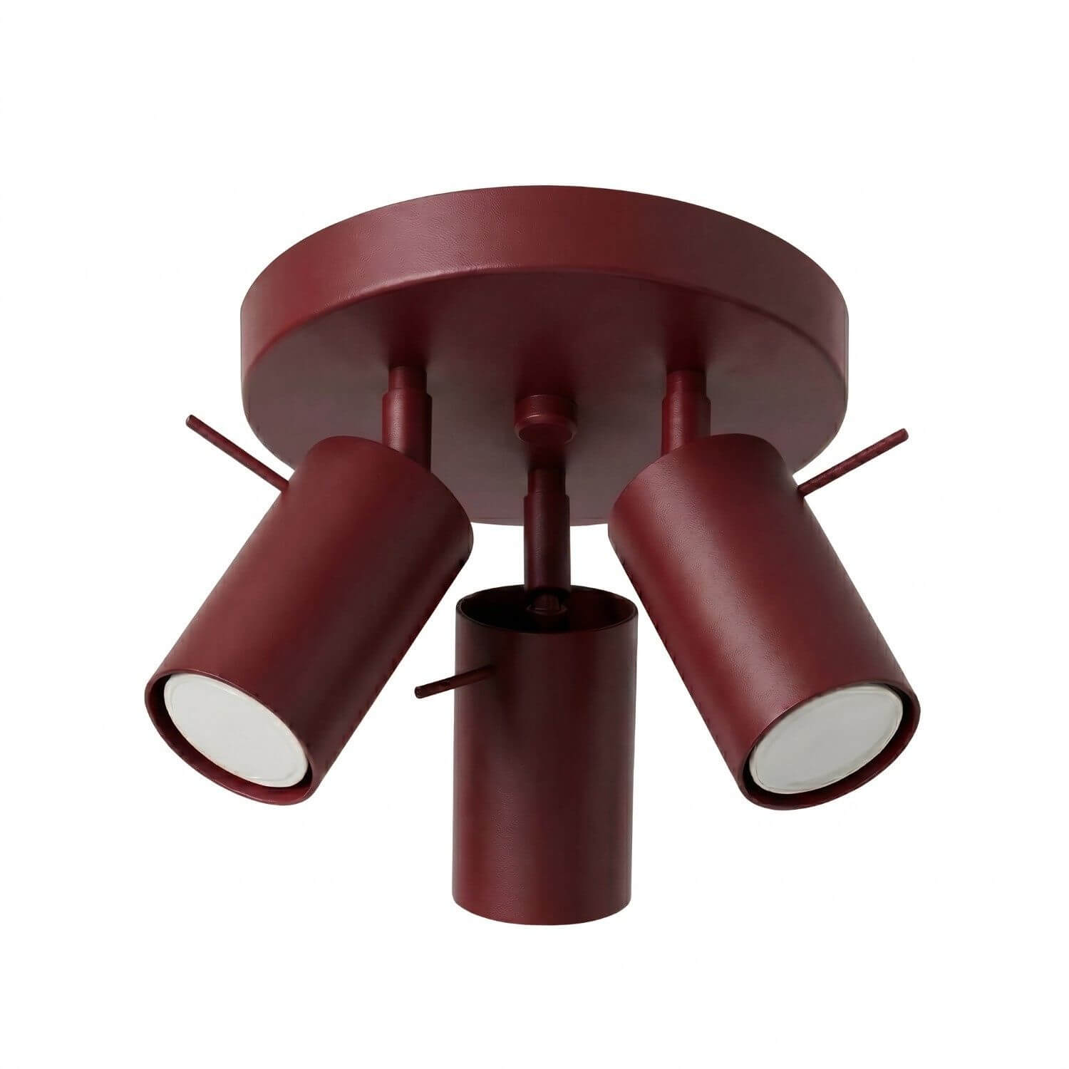 Sollux Lighting Ring stropné svietidlo 3x10 W bordová SL.2162