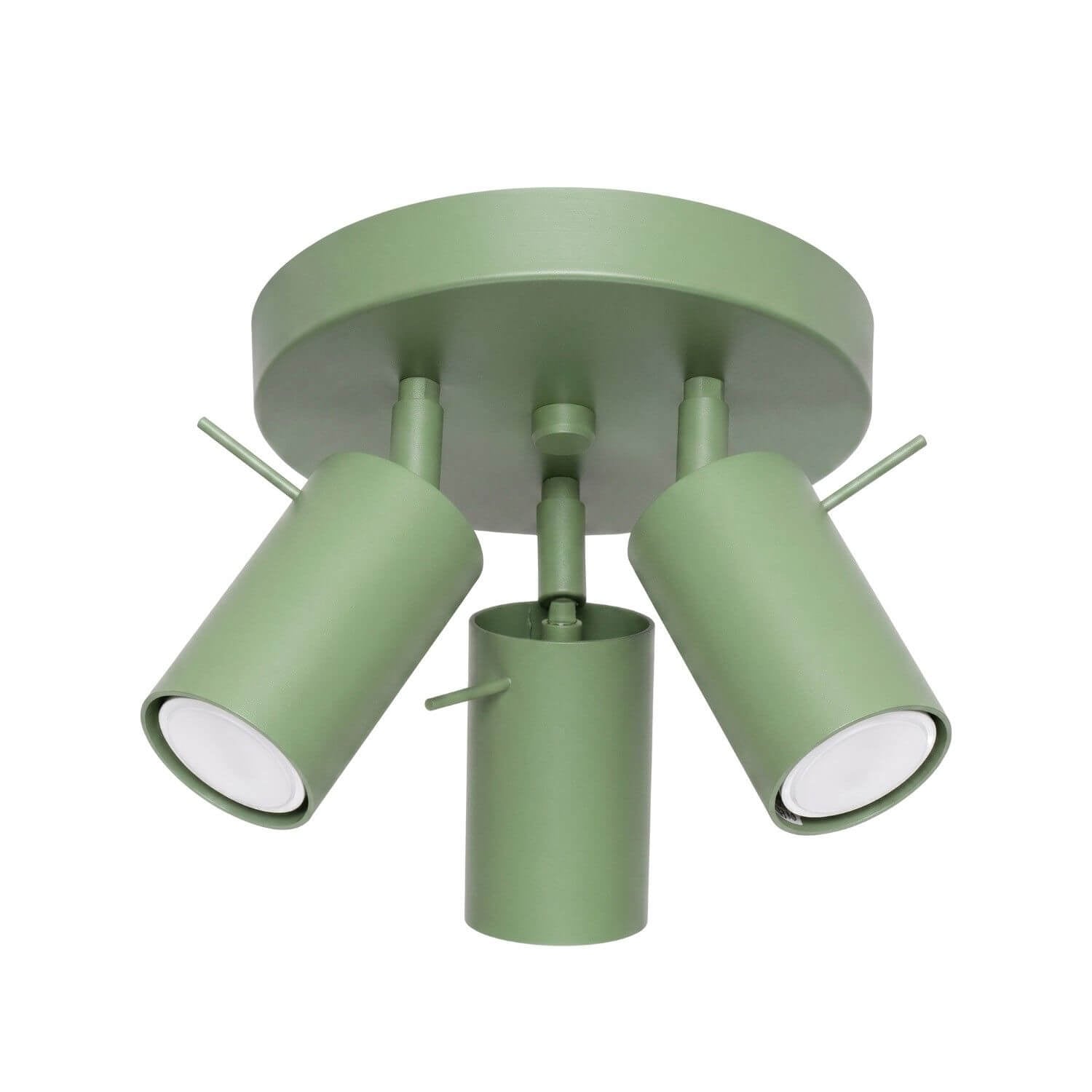 Sollux Lighting Ring stropné svietidlo 3x10 W zelená SL.2180