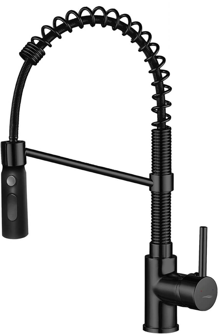 Kuchinox Serpen kuchynská batéria stojánková čierna BKP_76SD