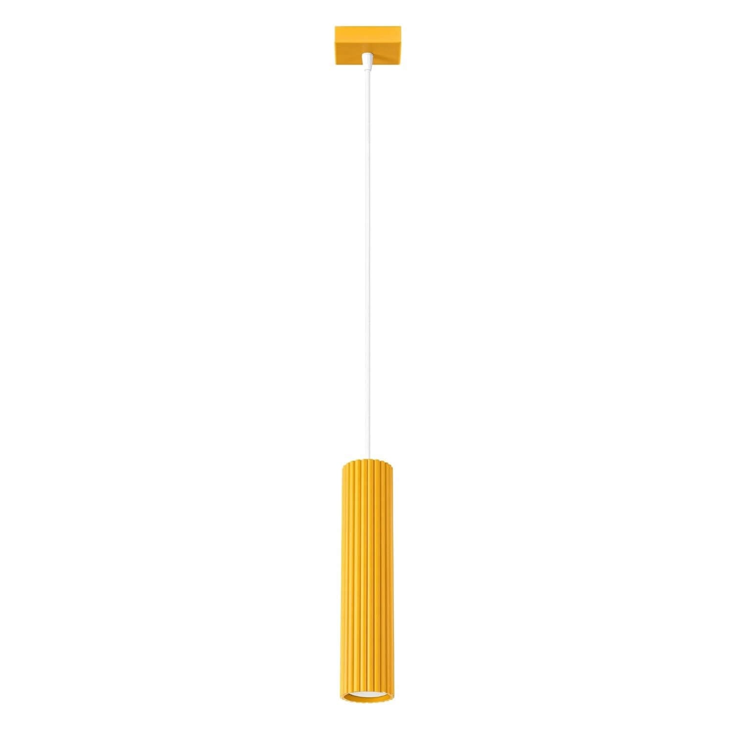 Sollux Lighting Karbon závesné svietidlo 1x10 W žltá SL.2334