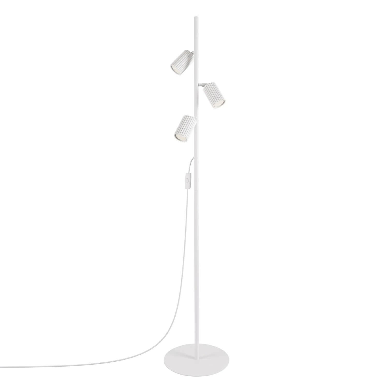 Sollux Lighting Karbon stojaca lampa 3x10 W biela SL.2014