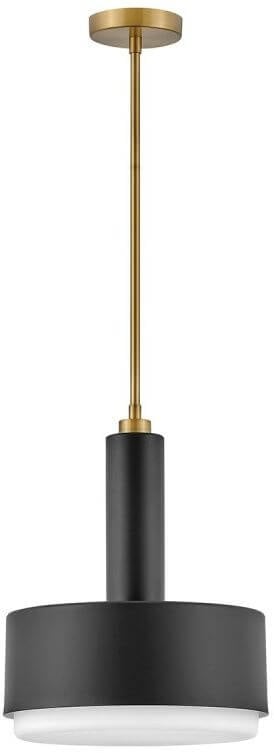 Elstead Lighting Cedric závesné svietidlo 2x60 W čierna HK-CEDRIC-P-M-BK