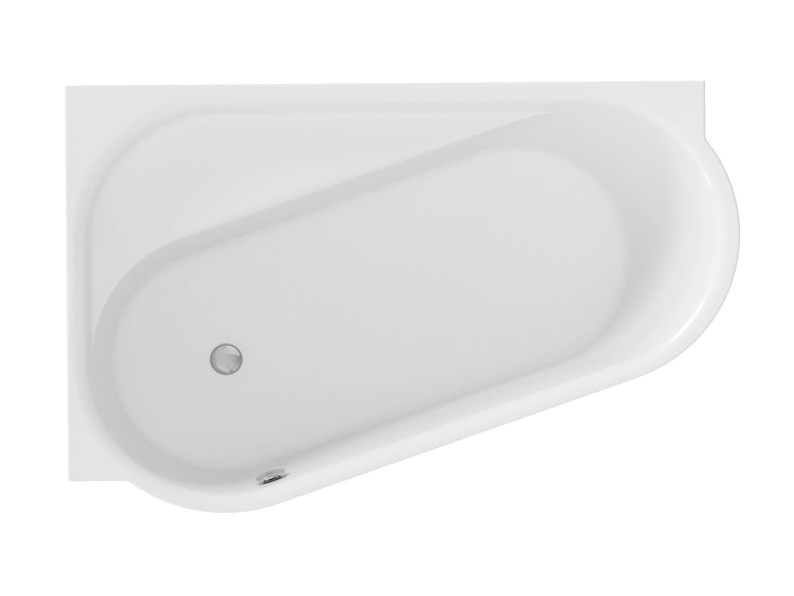 Ravak ARC rohová vaňa 160x105 cm ľavostranné biela CF51000000