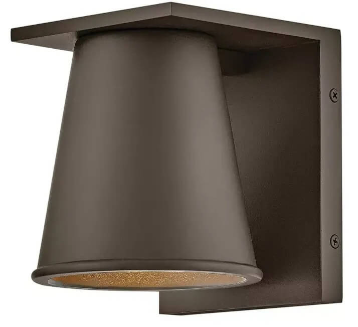 Elstead Lighting Hans vonkajšie nástenné svietidlo 1x8 W hnedá HK-HANS-S-ABZ