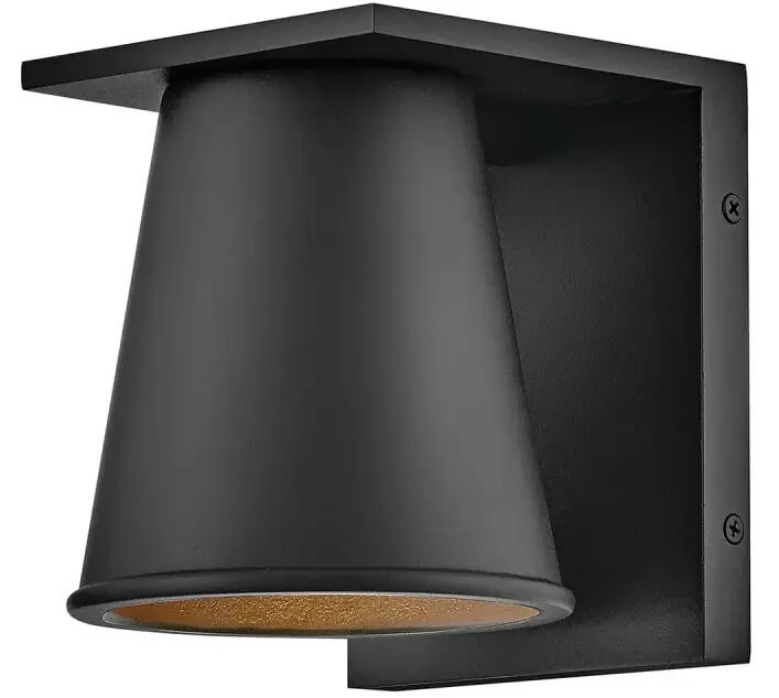 Elstead Lighting Hans vonkajšie nástenné svietidlo 1x8 W čierna HK-HANS-S-BLK