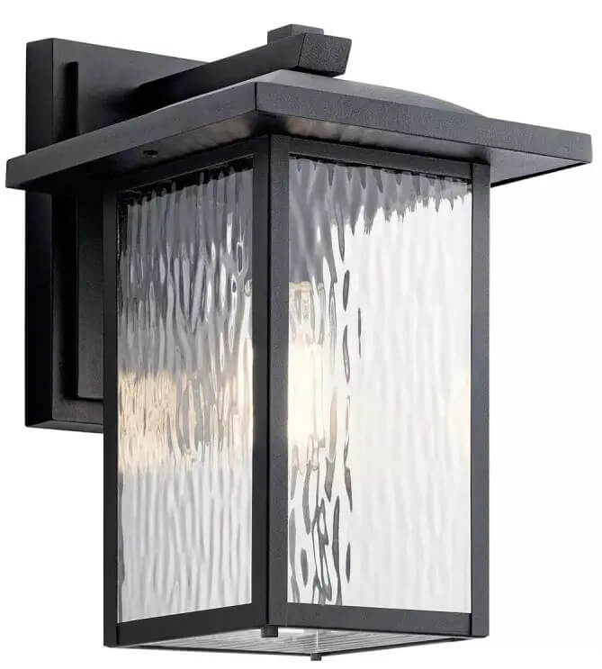 Elstead Lighting Cappanna vonkajšie nástenné svietidlo 1x60 W čierna-priehľadná KL-CAPPANNA-M-BKT