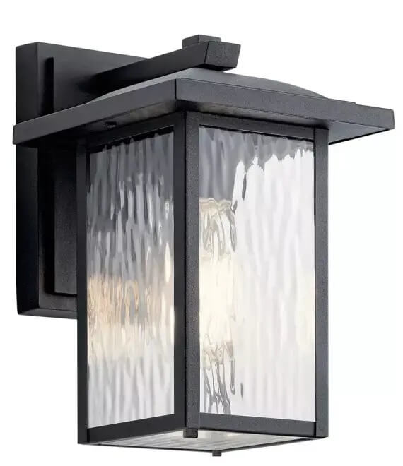 Elstead Lighting Cappanna vonkajšie nástenné svietidlo 1x60 W čierna-priehľadná KL-CAPPANNA-S-BKT