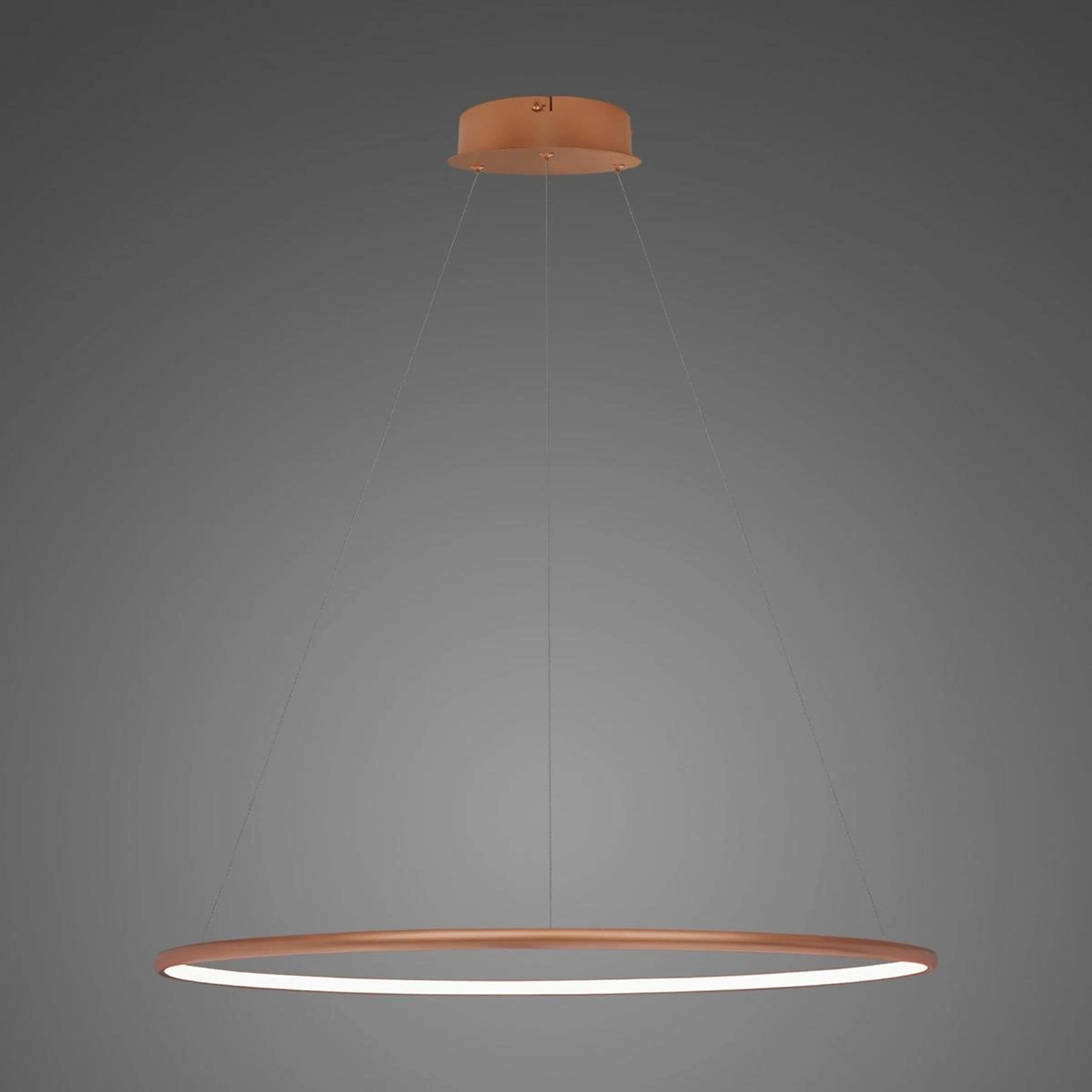 Altavola Design Ledowe Okręgi závesné svietidlo 1x W medená LA073/P_80_in_4k_copper_Dali