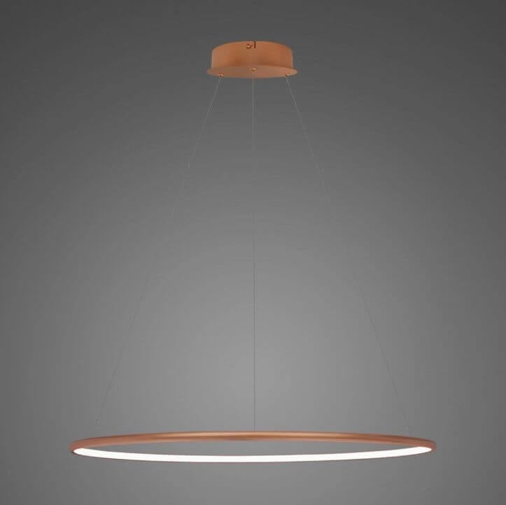 Altavola Design Ledowe Okręgi závesné svietidlo 1x W medená LA073/P_80_in_3k_copper_Dali