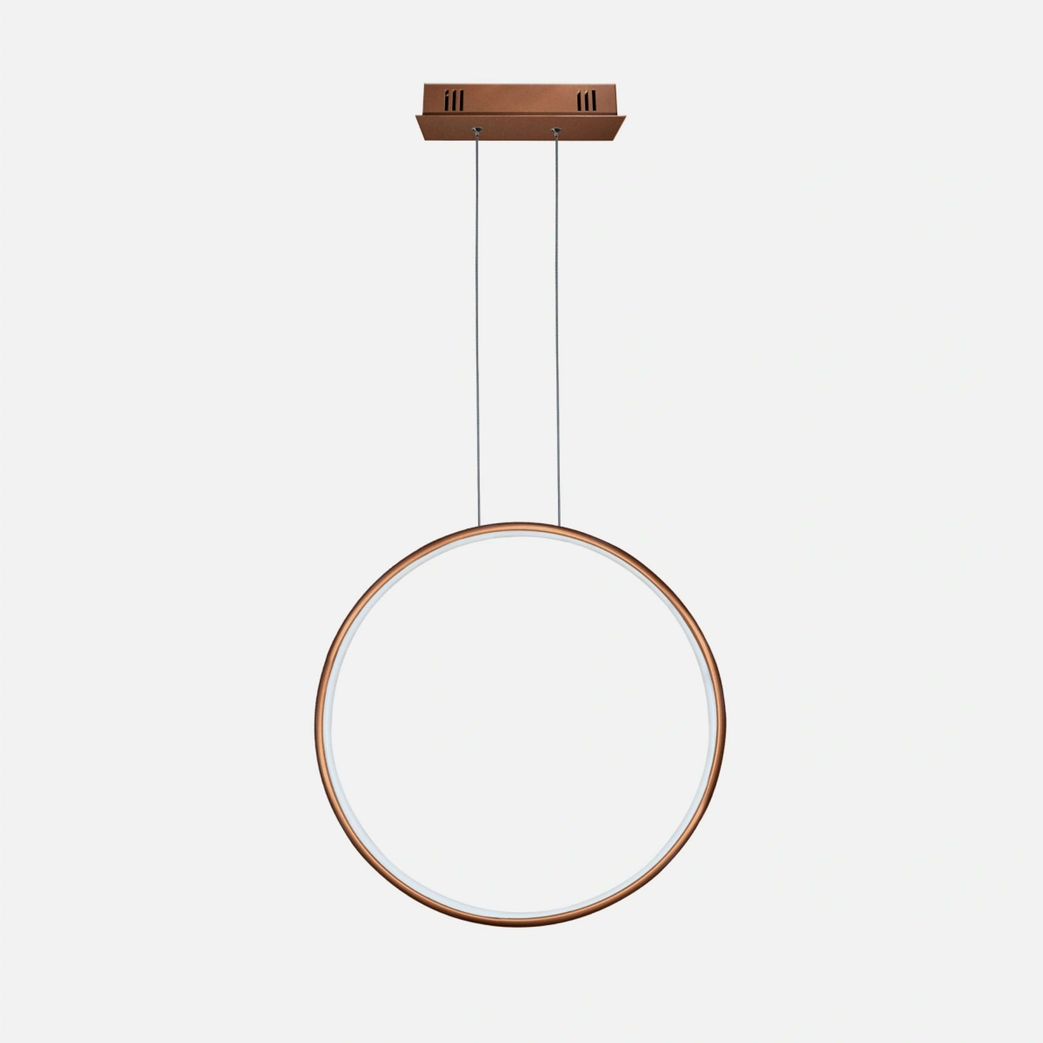 Altavola Design Ledowe Okręgi závesné svietidlo 1x23 W medená LA073/X_60_in_4k_copper
