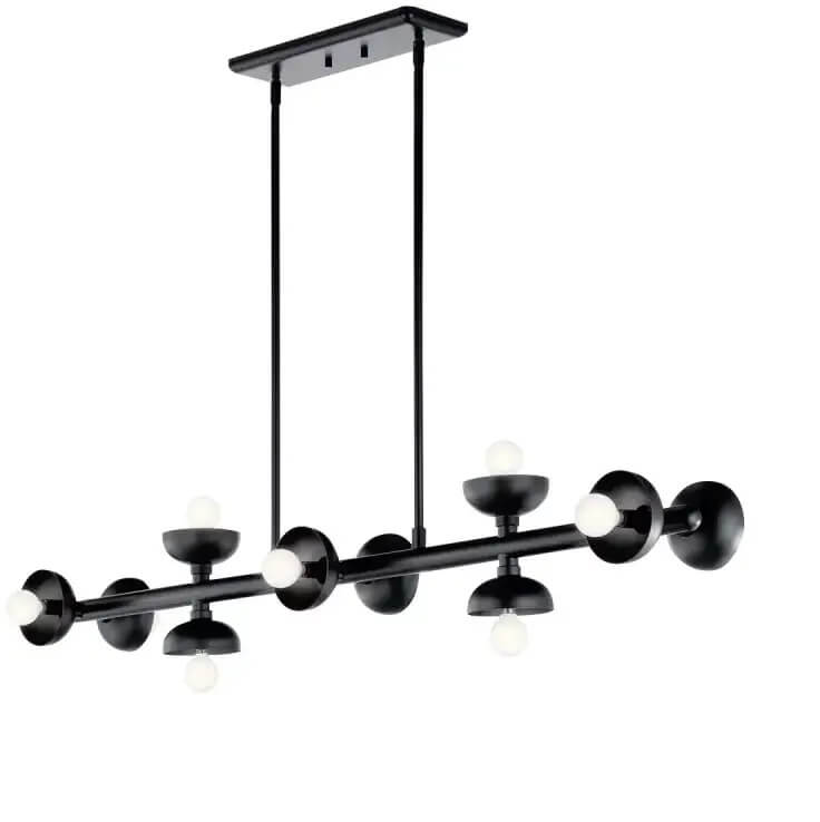 Elstead Lighting Palta závesné svietidlo x40 W čierna KL-PALTA-LP10-BK
