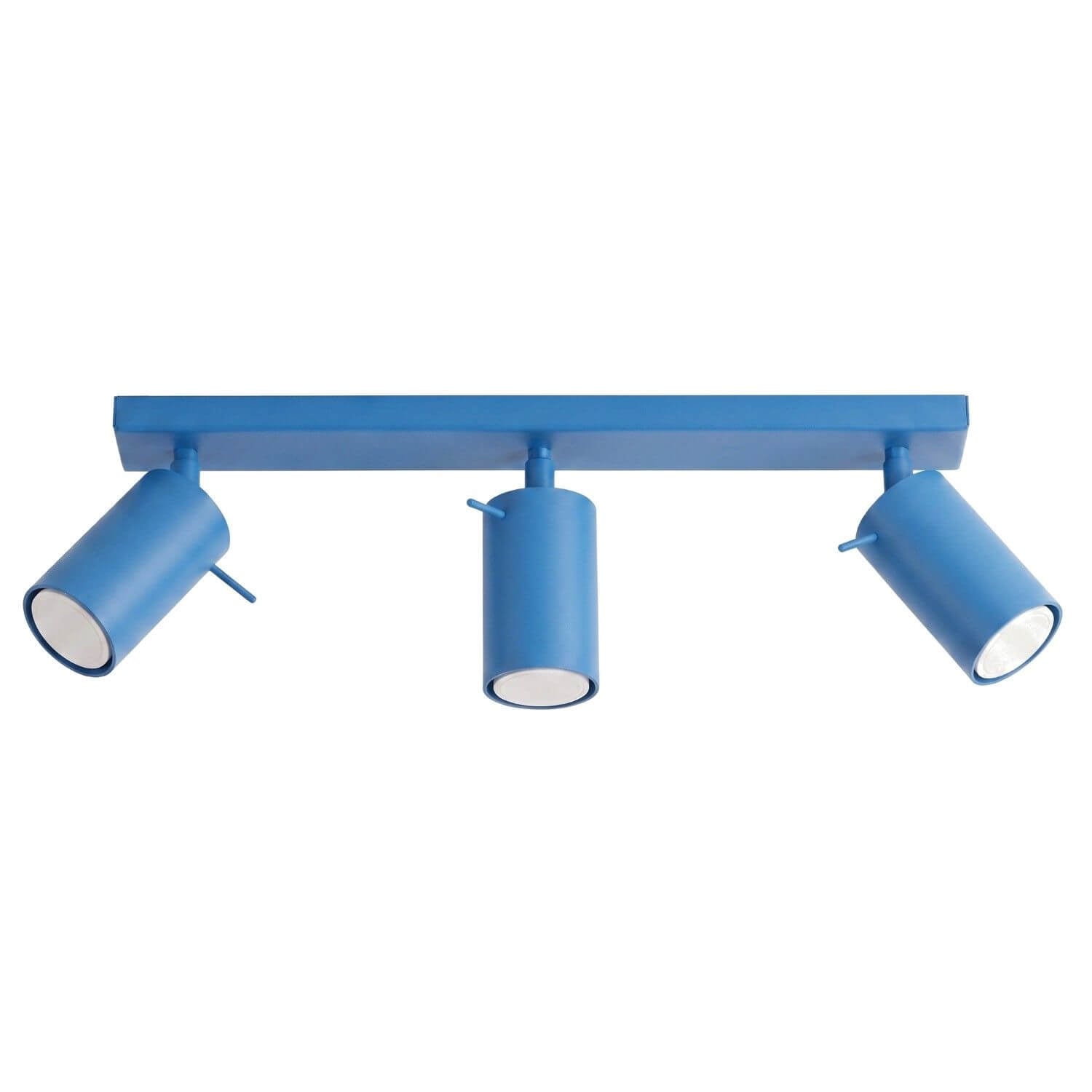 Sollux Lighting Ring stropné svietidlo 3x10 W modrá SL.2203